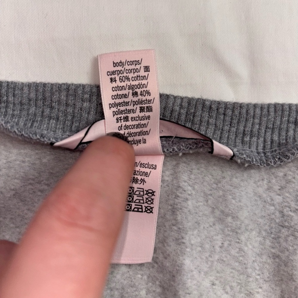 Victoria's Secret Round Neck Long Sleeve Ribbon Sweater - Picture 2 of 8